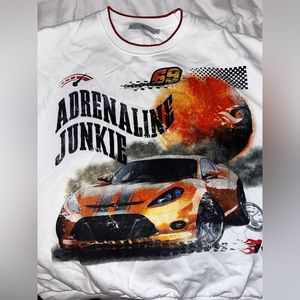 Car grafic crew neck sweatshirt